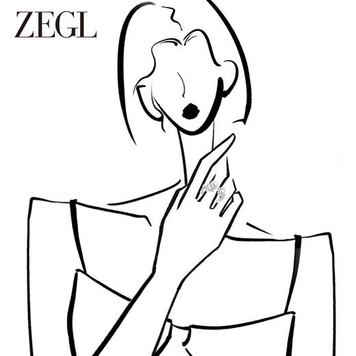 ZEGL法式人造珍珠戒指女小众设计轻奢高级感指环时尚个性食指戒子 商品图8