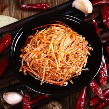 金大州金针菇川香麻辣味小袋装500g 四川特产办公室小吃零食下饭菜 商品图0