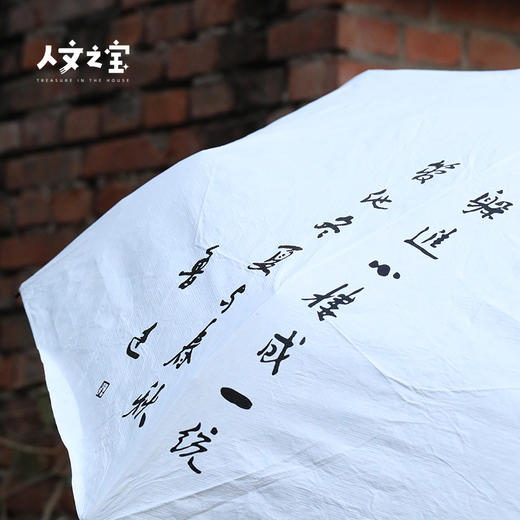【人文之宝】鲁迅书法主题杜邦纸伞 商品图3