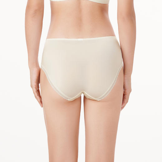 都市丽人舒软挺塑轻塑女蕾丝+双拉塑身女士内裤平角内裤LP49A3 商品图2