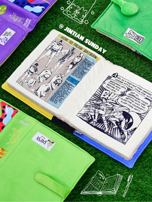 POPSUNDAY正义联盟书本抱枕 商品图4