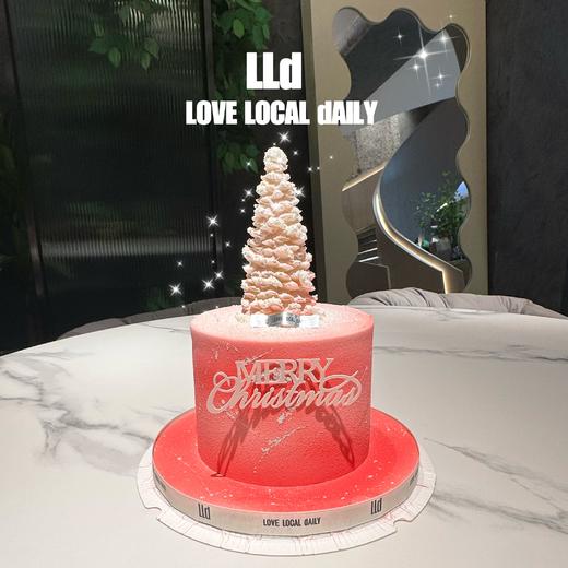 INS复古 小仙女的圣诞树 · 奶油霜蛋糕（喷砂工艺，颜色会有些许差异） 商品图0