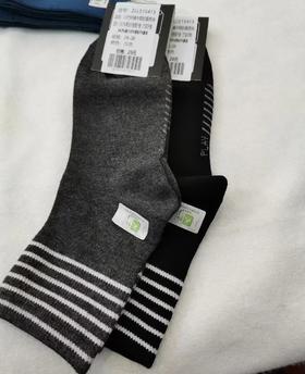 LS竹纤维中筒抗菌男袜15413