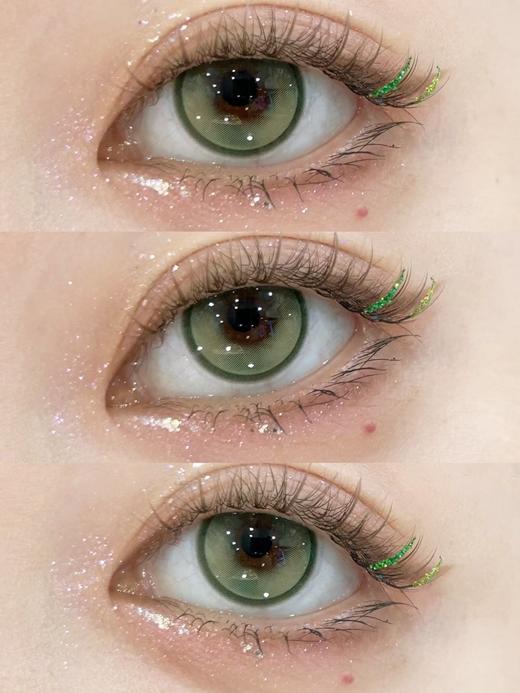 Woolilens 彩虹中毒%绿 半年抛 两片 14.2mm 参考着色13.5mm 基弧8.6 含水38% 新锐国货 商品图1