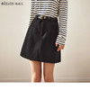 OLrain欧芮儿黑色半身裙女秋冬2023年新款复古高腰显瘦短半裙 商品缩略图0