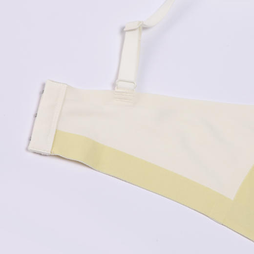 都市丽人少女优选成长三阶内衣女泳布文胸无尺码三角杯薄款无钢圈三排扣BB42E7 商品图5