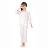 都市丽人眯雅佳好睡好眠春夏睡衣男女童针织人棉提花家居服薄款七分袖长裤童装棉质套装JH42A3 商品缩略图3