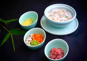 冬季养生牛肉粥