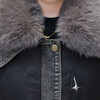 QYM JNRH32 -Y牛仔皮草毛领保暖厚款加绒时尚羽绒服 商品缩略图3