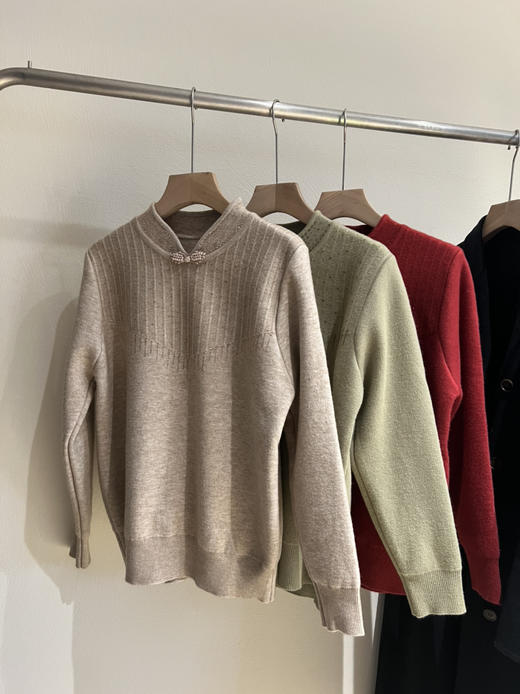 好看妈妈旗袍一体绒 商品图0