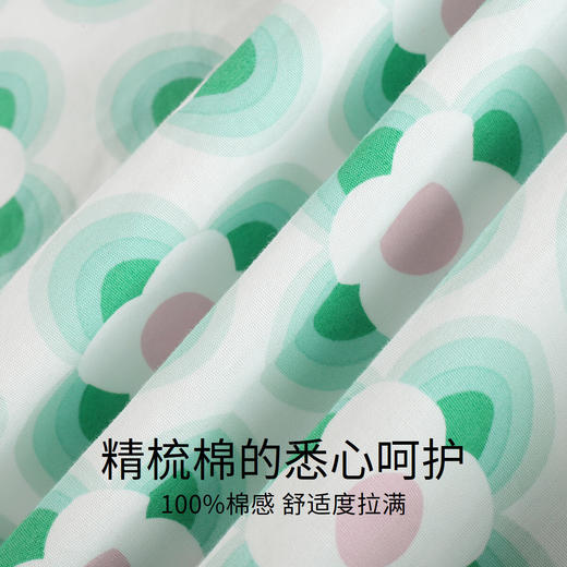 女童连衣裙新款春装清新印花纯棉甜美弹力时尚裙子安奈儿童装EG413030 商品图3