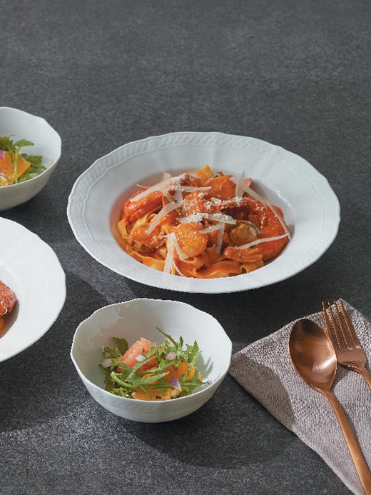 Noritake则武 cher blanc盘子ins风餐具餐盘小碟子家用浮雕平盘S 商品图1