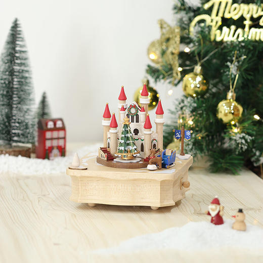 wooderfullife  音乐盒 圣诞城堡 商品图4