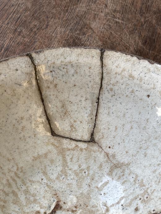 朝鲜粉引釉斗笠形茶碗，顺丰包邮 商品图11