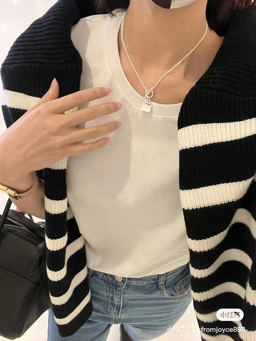 爱马仕Hermes 𝐤𝐞𝐥𝐥𝐲包包纯银项链 商品图3