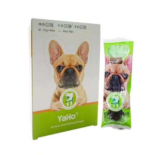 本月特价 亚禾宠物零食成犬磨牙棒牛肉味15g(10个/组） 商品图1
