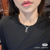 Hermès 爱马仕猪鼻子纯银项链 商品缩略图0