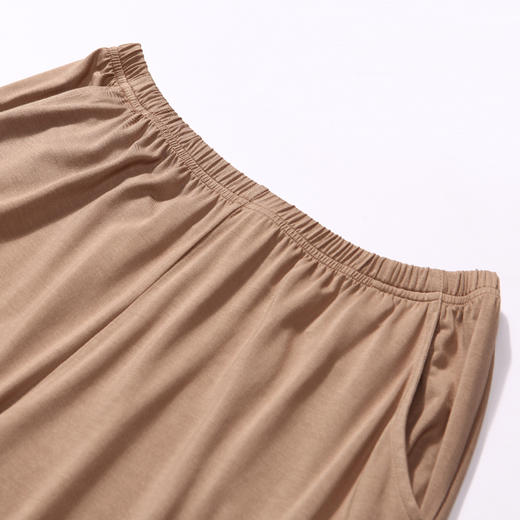 都市丽人好睡好眠春夏睡衣女针织人棉家居服薄款短袖长裤女士针织套装LH42A3 商品图7