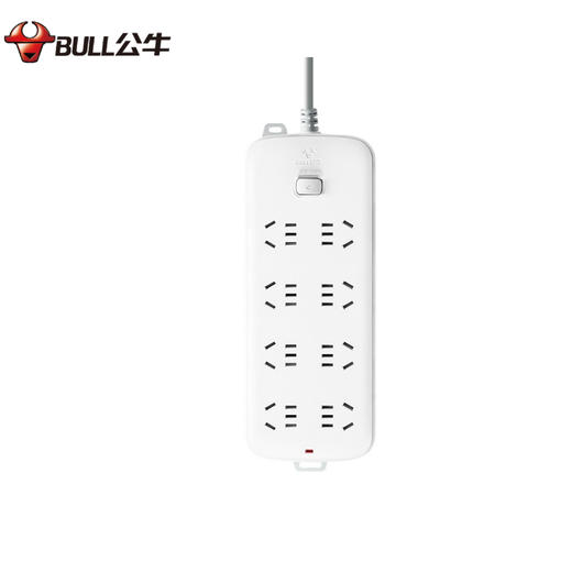 【自营】 公牛 BULL 新国标插座 8位插孔 3m长 商品图0