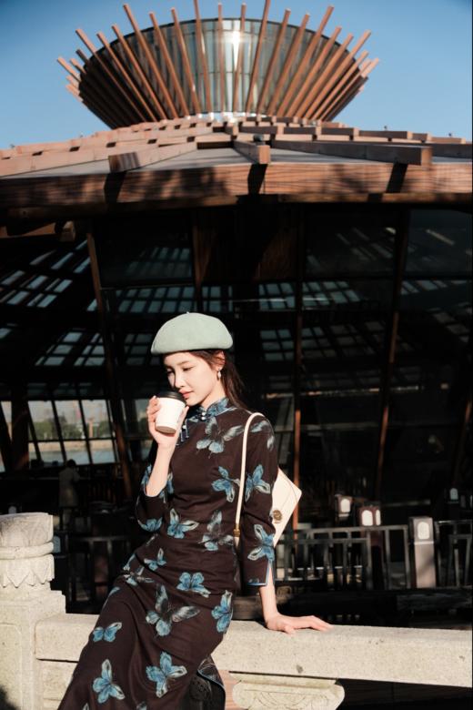 逸红颜周末小集市#法式高定文艺画家帽「美琪」,小暖炉一样,美丽简约,经典传承 商品图14