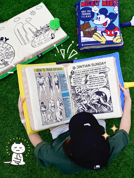 POPSUNDAY正义联盟书本抱枕 商品图3