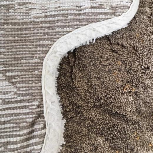 【6F】葡萄牙Abyss爱比丝灰色地毯进口纯棉地垫脚踏垫65*120cm A840 商品图3