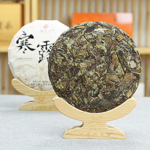 海岚香  寒露寿眉白茶饼   300g 商品图1