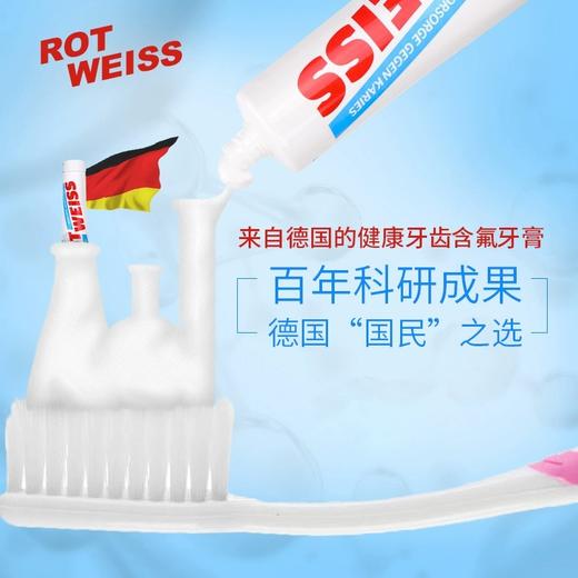 【中欧班列精选】德国原装进口ROTWELSS罗特维斯含氟防蛀牙膏125ml/支 商品图5
