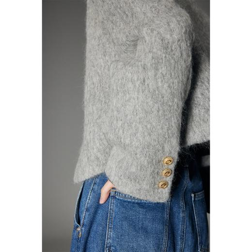 原形气质短款羊毛双面呢大衣女2023秋冬新款设计感小个子毛呢外套 商品图2