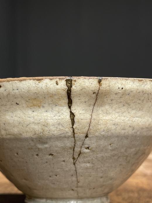 朝鲜粉引釉斗笠形茶碗，顺丰包邮 商品图5