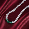 子佩集珍珠项链【ZXLTJ8-9】【ZXLTJ10-11】绿玛瑙2312 商品缩略图0