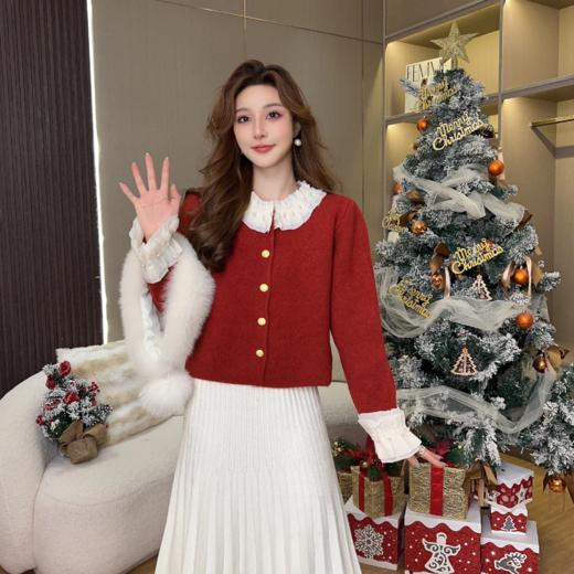 张心子【北海道恋曲】毛针织开衫 U2312010 商品图0