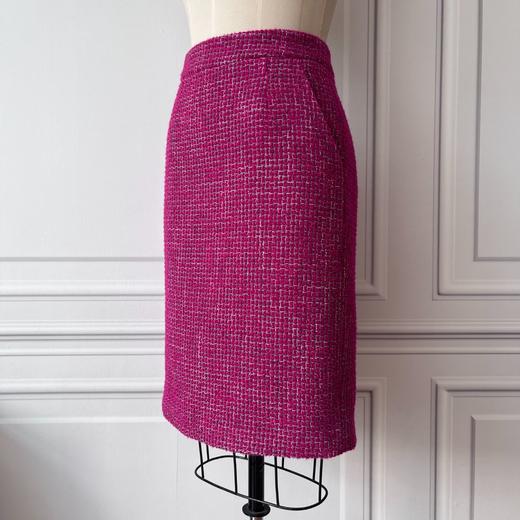 定制-Lady挚爱、轻奢风-软呢优雅修身显瘦 小香半身一步裙2203031 商品图1