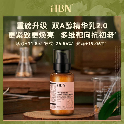 【2025精华乳2.0】HBN 视黄醇塑颜精华乳2.0 120ml /瓶 紧致透亮抗老 DK202406003 商品图1