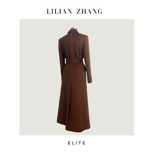 2306008LILIAN ZHANG定制—都市力量—至简新潮—挚爱羊驼绒长款美拉德风大衣 商品图2