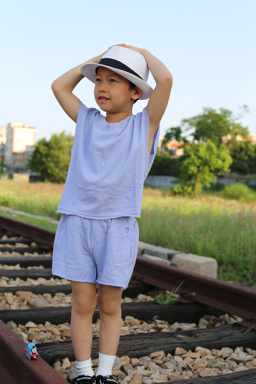 TZLM177 男女童通用无袖套装80-120 商品图4