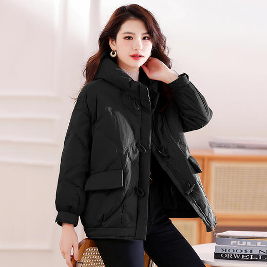 冬季新款，女短款白鸭绒小个子羽绒服HR-YIZX8211A 商品图6