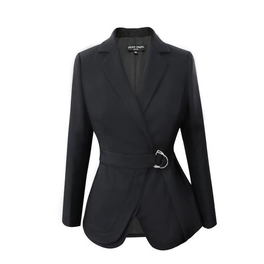 ”设计感”—通勤风扣环系带修身百搭显瘦长袖气质西装外套2105022 商品图0