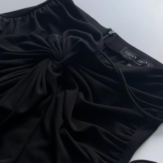 一衣两穿—定制 —法式风情—优雅挚爱裹身感褶皱长半裙  2303030 商品图4