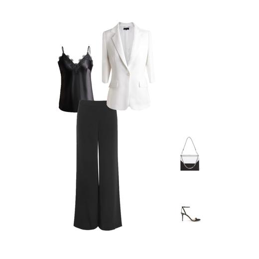 定制—舒适风—麻缎贴边醋酸直筒裤— 时尚通勤阔腿长裤  1704006 商品图1