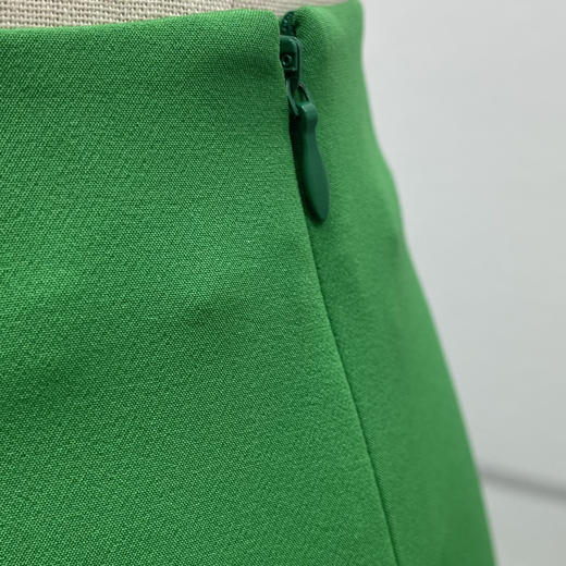 定制-力荐舒适日常百搭米色绿色休闲显瘦高腰阔腿九分裤  2204001 商品图1