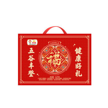 金龙鱼 年货礼盒 送礼 五谷杂粮礼盒6.4斤 五谷丰登礼盒 400G*8 商品图0