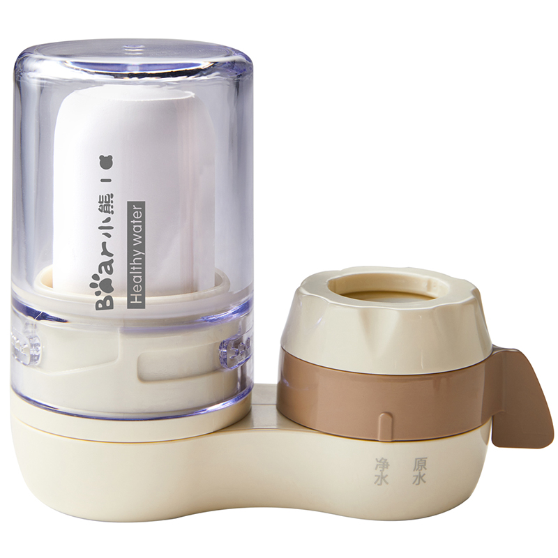 【小程序】小熊龙头净水器 CX-E0031 白色 透明盖 陶瓷+活性炭 1芯装