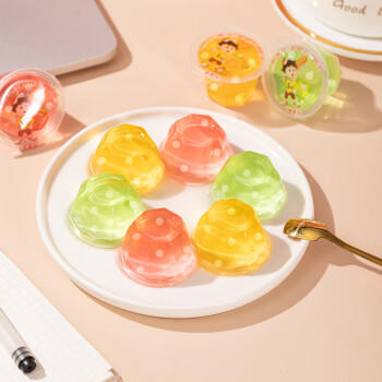 喜之郎什锦果汁果冻25克x20杯共495克 含乳酸钙爆珠 休闲儿童零食下午茶 商品图1