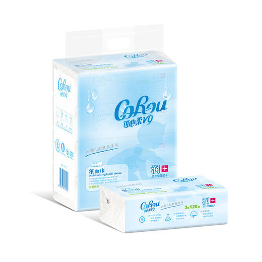 可心柔V9136润+宝贝系列120抽*4纸巾 商品图3