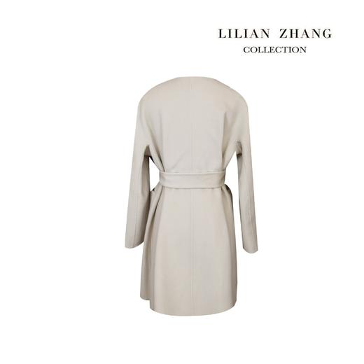 翻领系带款--羊毛羊绒大衣 - 轻奢百搭时尚中长款外套  1906304 商品图1