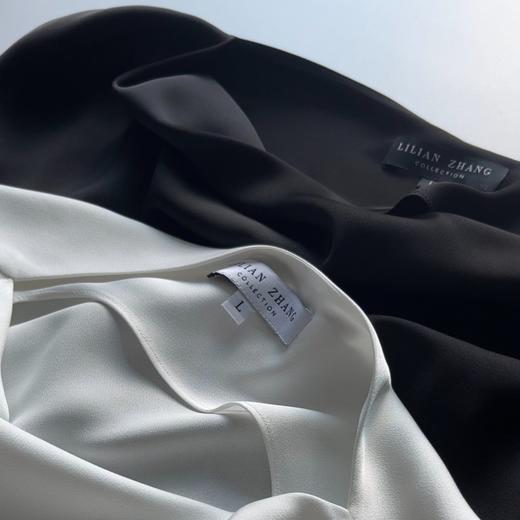 定制—极简主义荡领无袖衫、Lady挚爱轻奢气质款法式上衣 2302022 商品图4