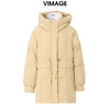 VIMAGE纬漫纪冬季时尚保暖连帽保暖白鸭绒羽绒服V2011607 商品缩略图12