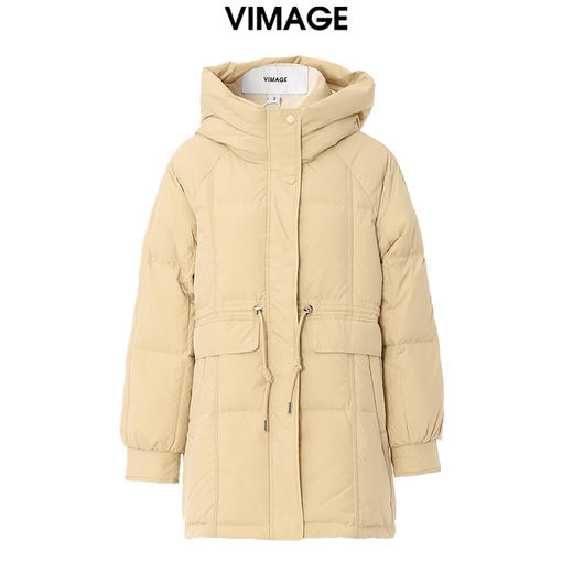 VIMAGE纬漫纪冬季时尚保暖连帽保暖白鸭绒羽绒服V2011607 商品图12