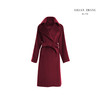 轻奢羊绒袍式大衣 - 时尚百搭简约风秋冬系带中长款外套  1506016 商品缩略图0